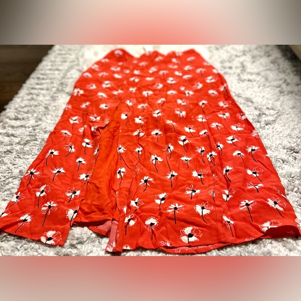Maeve The Lille Side Slit Midi Skirt NWT Size 6 - Picture 8 of 15